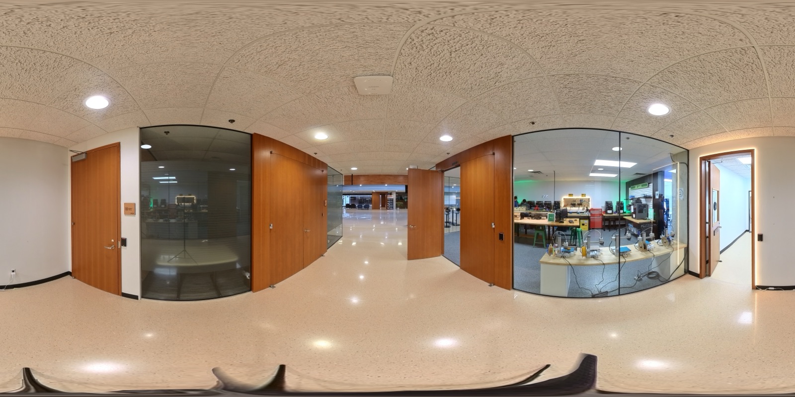 360° view of the training Dojo