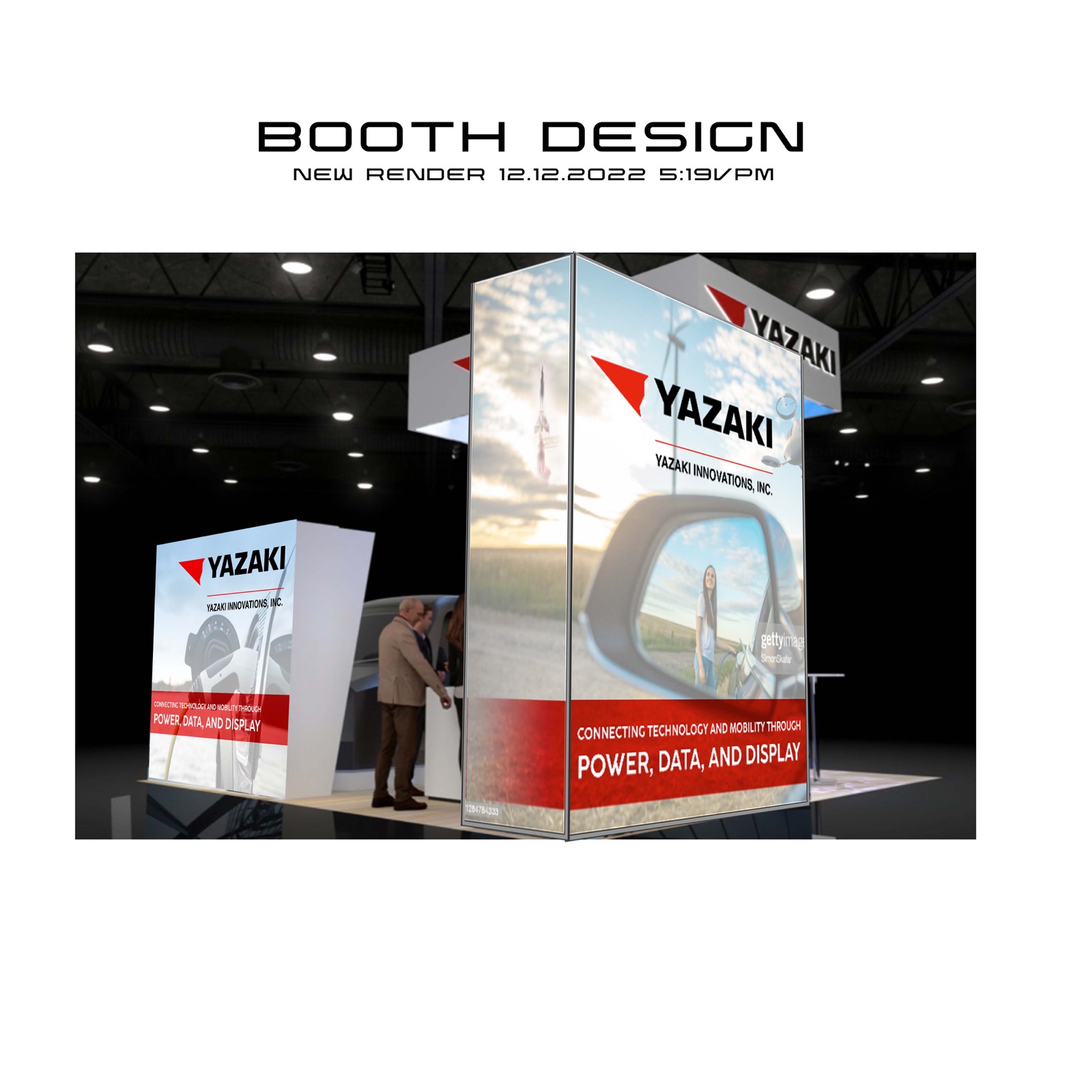 Yazaki Innovations booth at CES